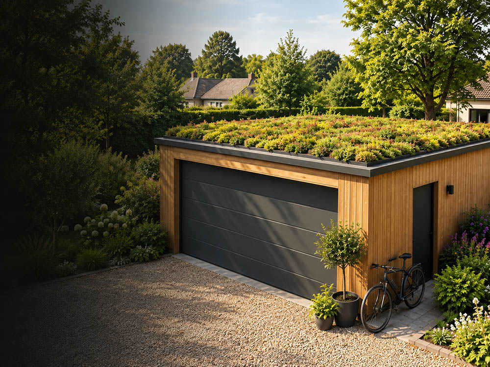 Green Roofs for Garages & Outbuildings